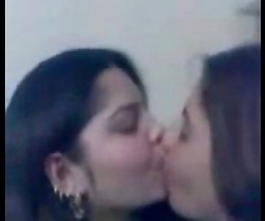 Desi girls kissing each..