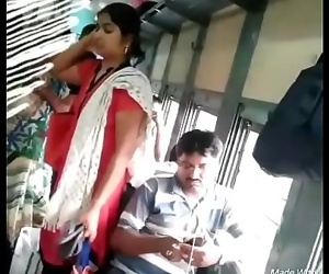 Tamil girl groping in train..